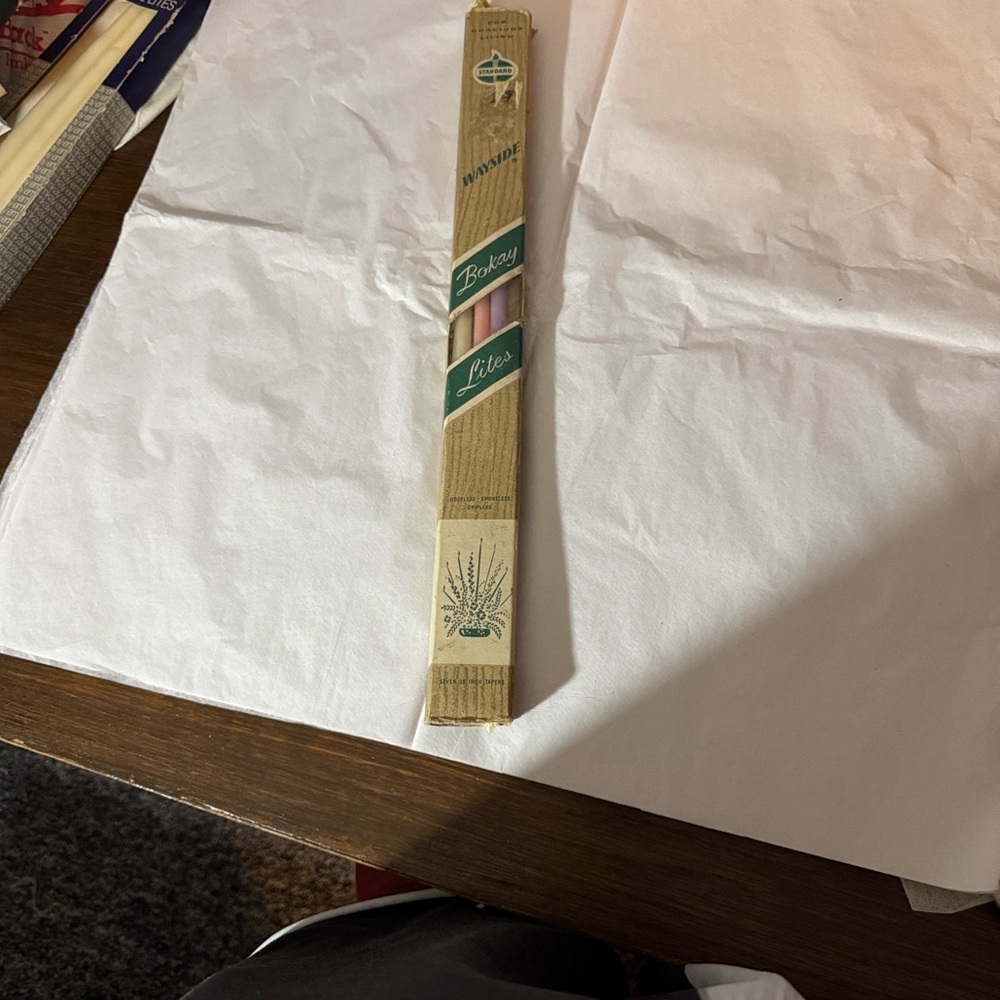 Green and Beige Incense Sticks